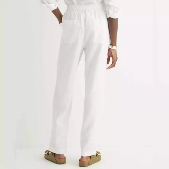 J Crew | Seaside Pant in Linen Blend - Picture 3 of 15